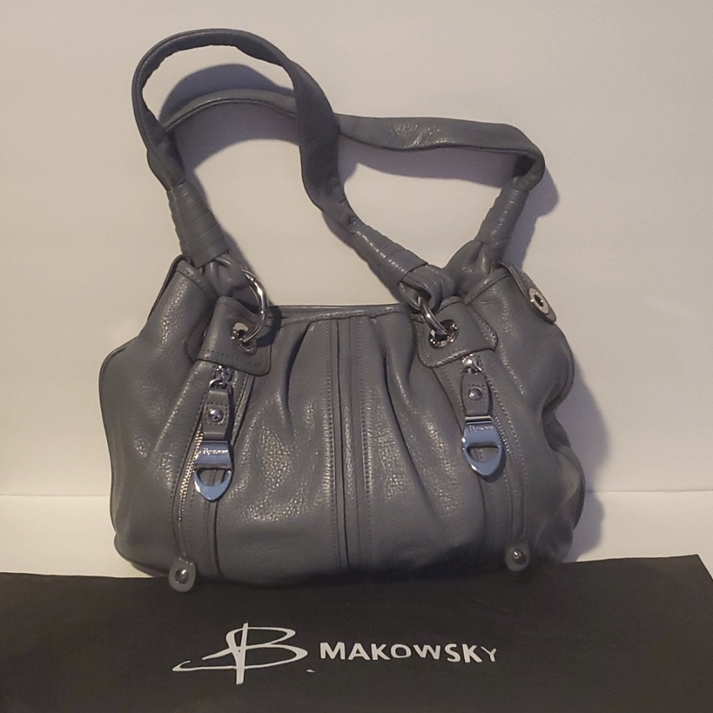 B. Makowsky Leather Purse with dustbag